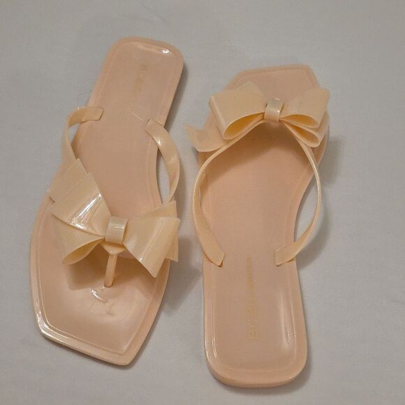 BRAND NEW GCBGENERATION  LIMA BOWNOT DESIGN SLIP ON SANDALS - Picture 9 of 16